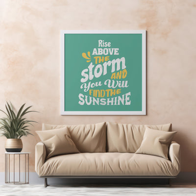 Printable Motivational Digital Wall Art - Storm