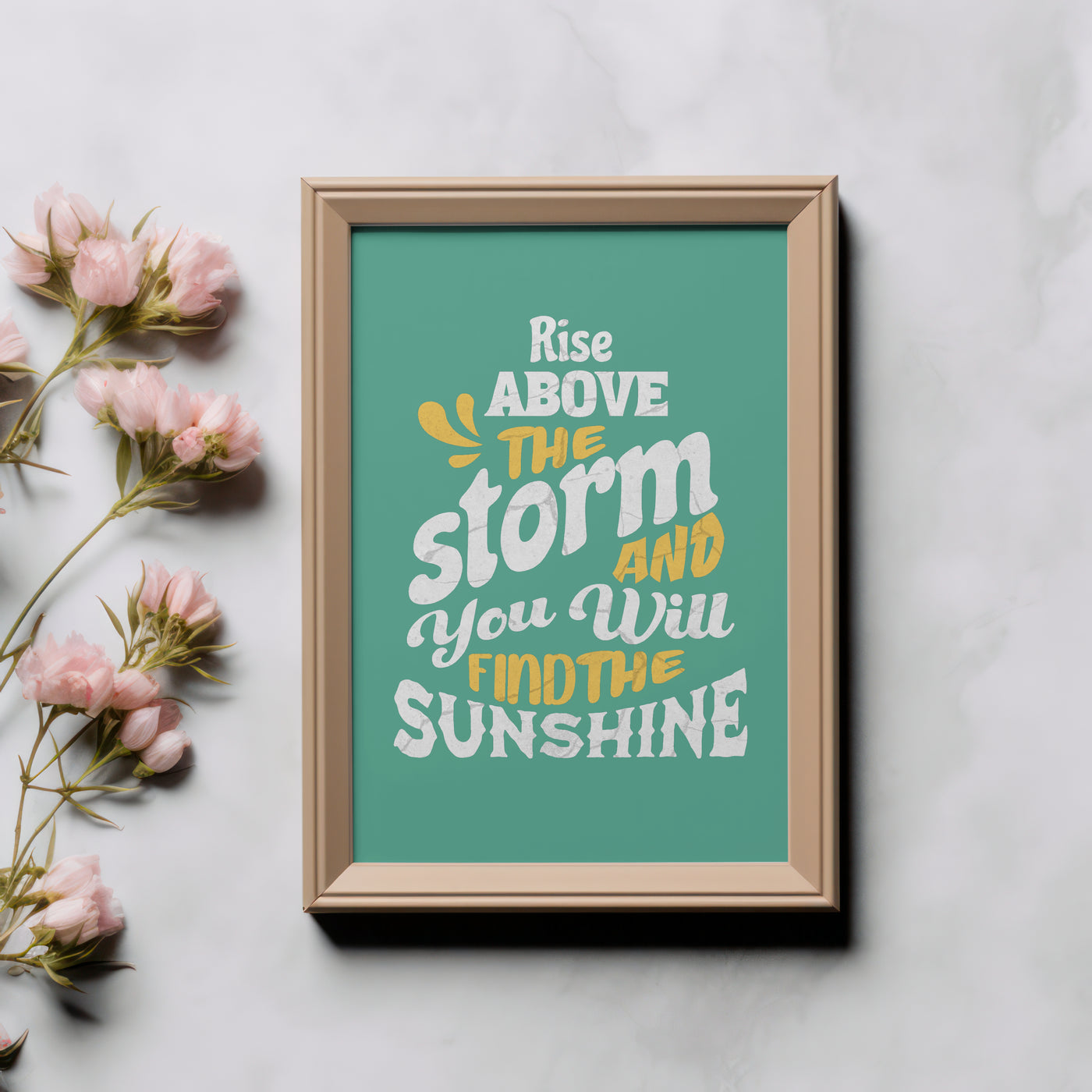 Printable Motivational Digital Wall Art - Storm