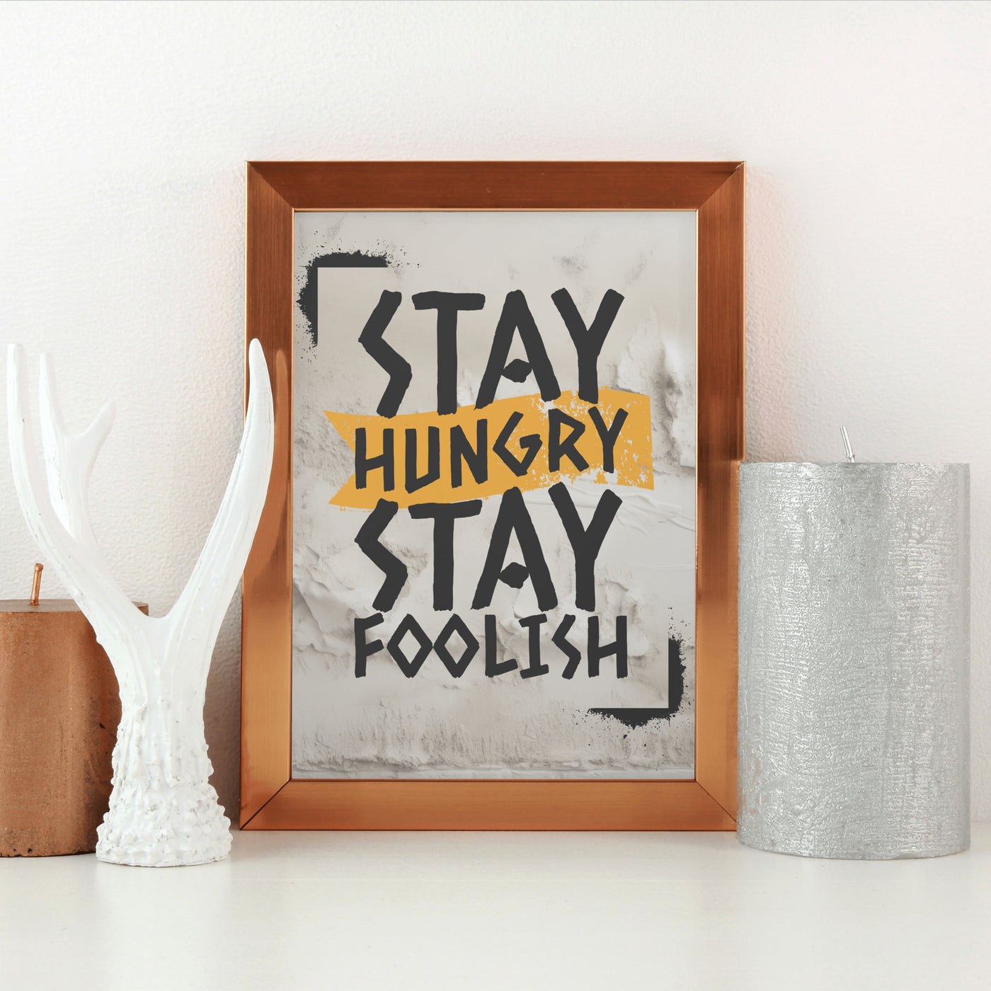 Printable Motivational Digital Wall Art - Stay Hungry