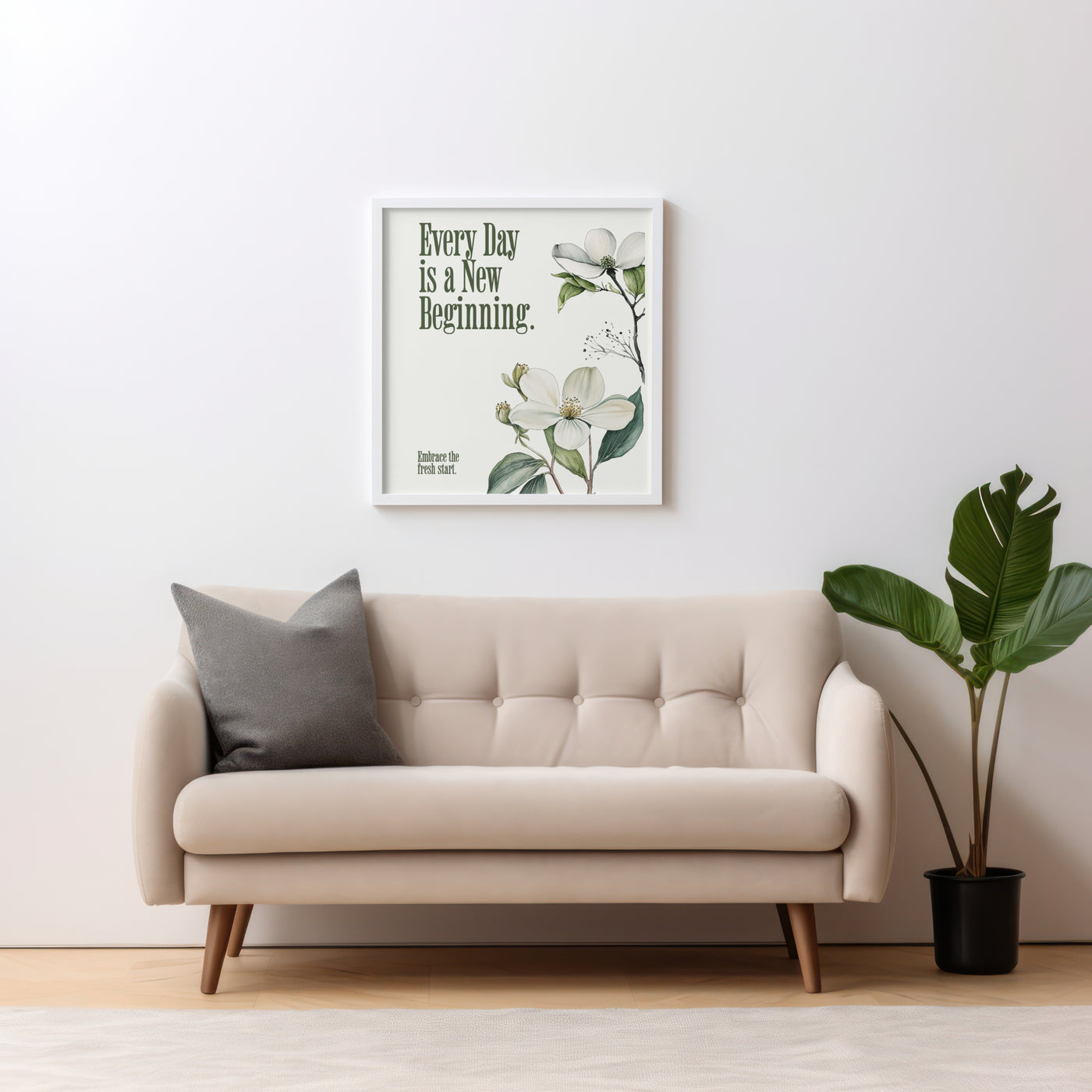 Printable Motivational Digital Wall Art - Bloom