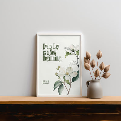 Printable Motivational Digital Wall Art - Bloom