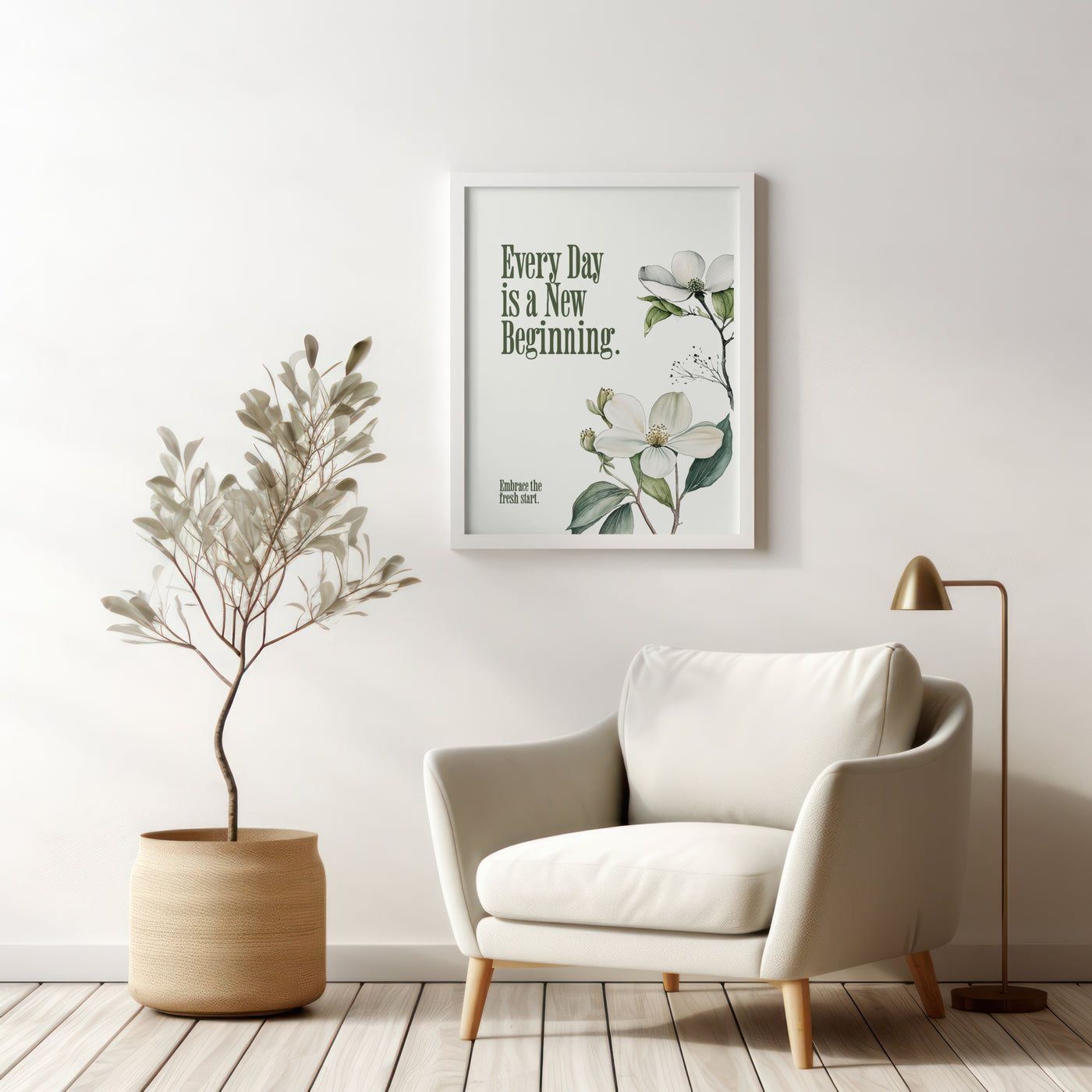 Printable Motivational Digital Wall Art - Bloom