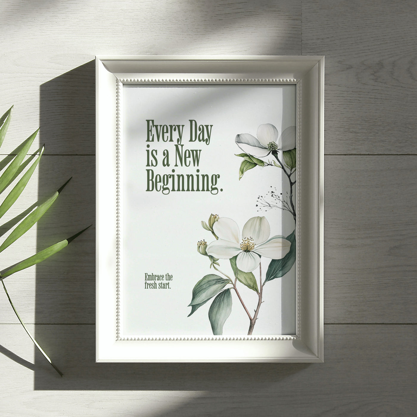 Printable Motivational Digital Wall Art - Bloom