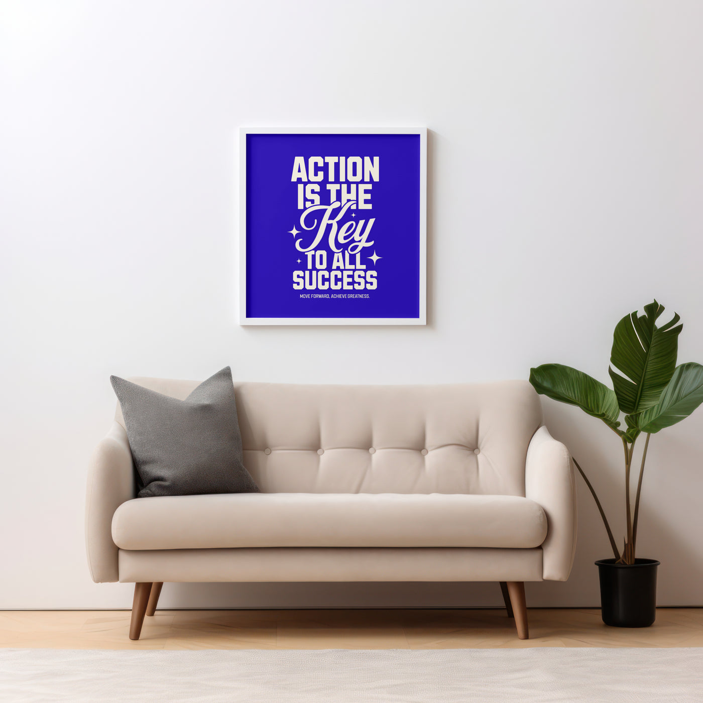 Printable Motivational Digital Wall Art - Action