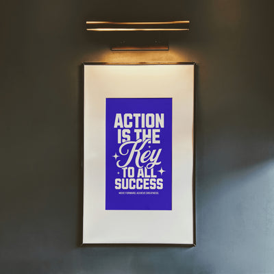 Printable Motivational Digital Wall Art - Action