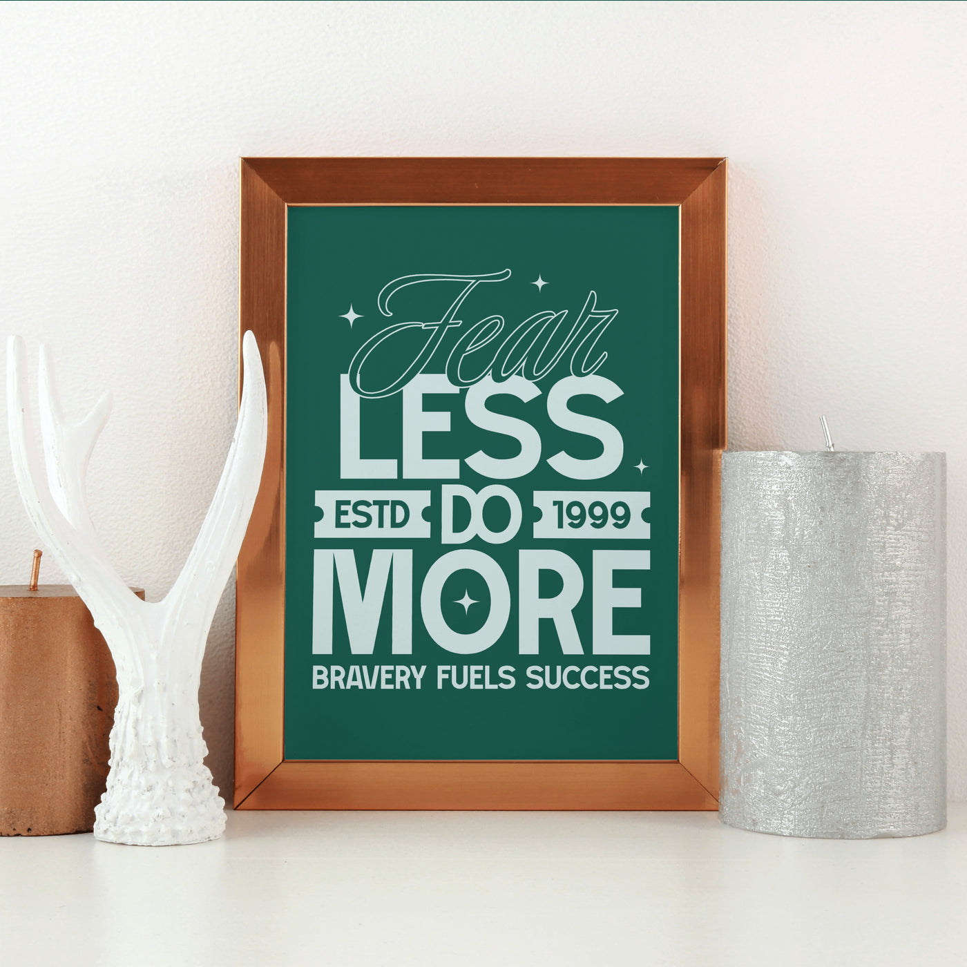 Printable Motivational Digital Wall Art - Less is More