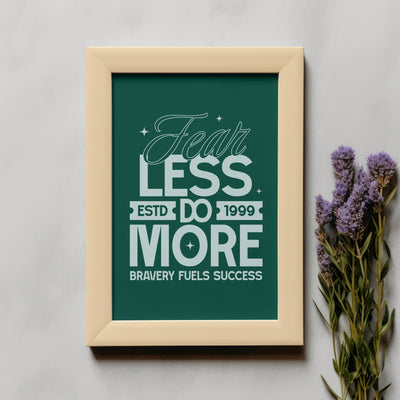 Printable Motivational Digital Wall Art - Less is More