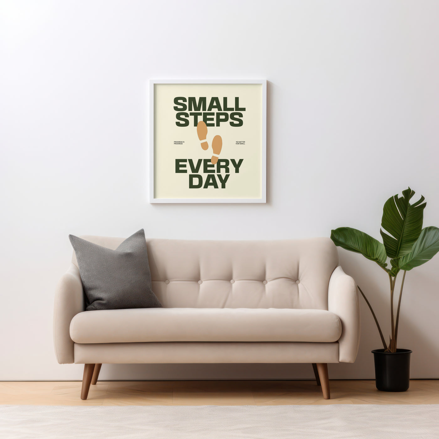 Printable Motivational Digital Wall Art - Steps