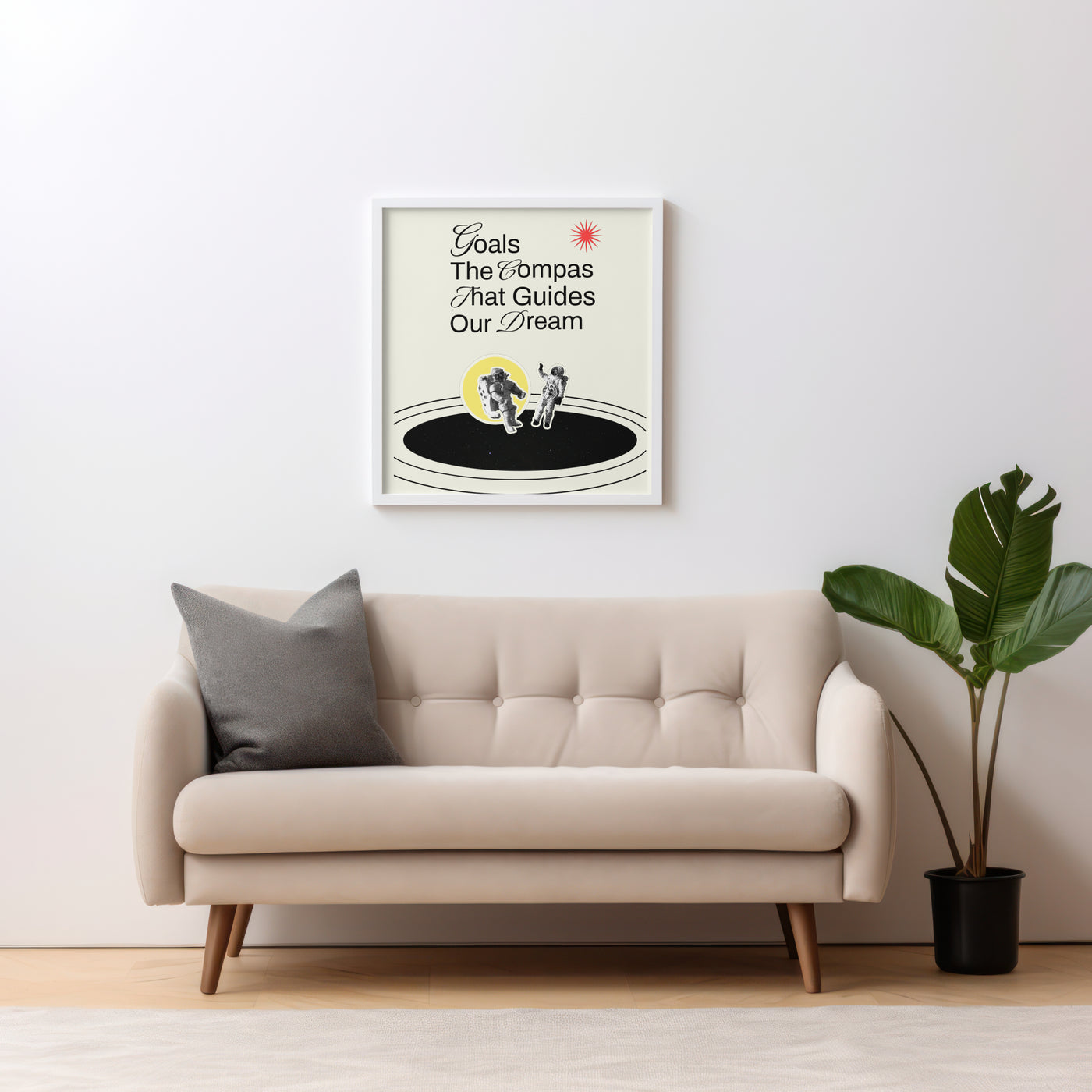 Printable Motivational Digital Wall Art - Cosmo