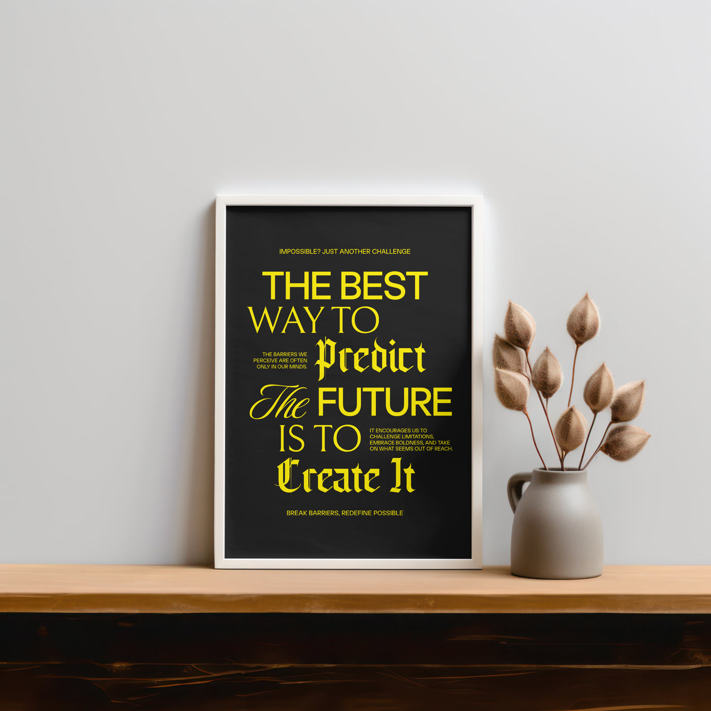 Printable Motivational Digital Wall Art - Future