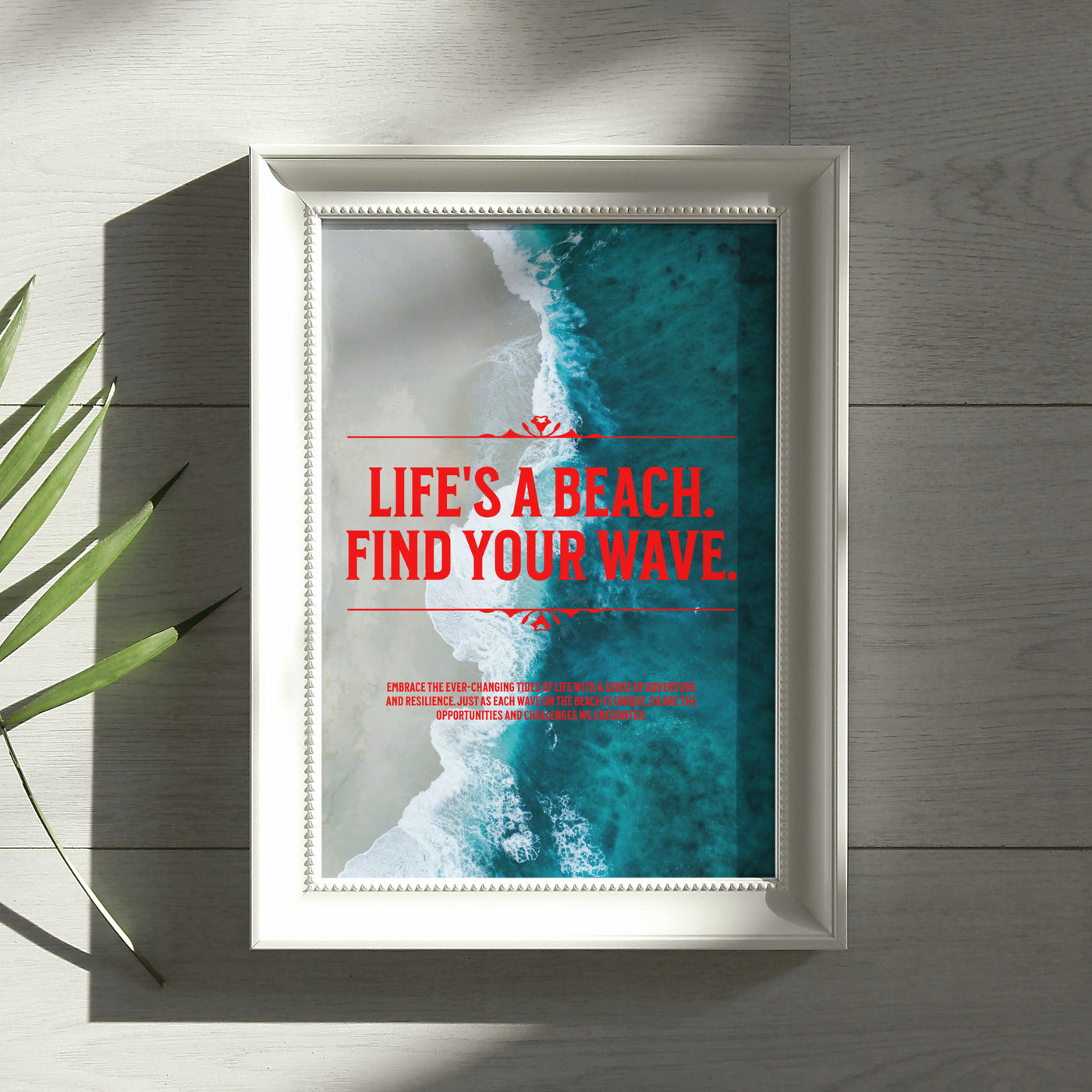 Printable Motivational Digital Wall Art - Wave