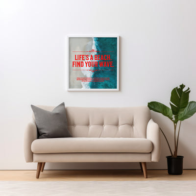 Printable Motivational Digital Wall Art - Wave