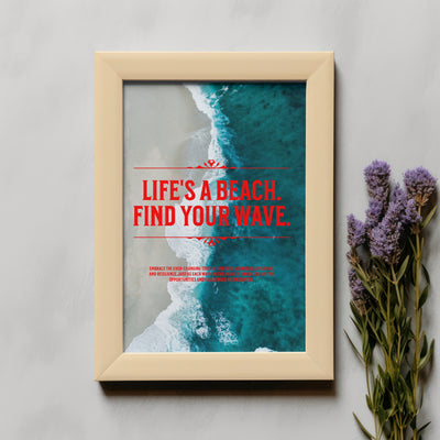 Printable Motivational Digital Wall Art - Wave