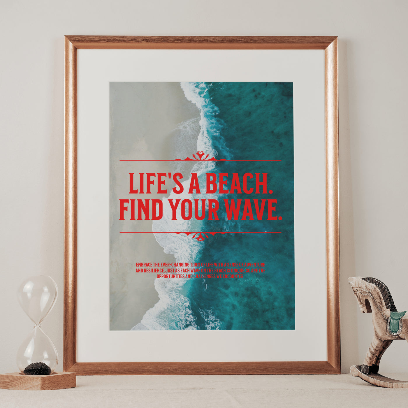Printable Motivational Digital Wall Art - Wave