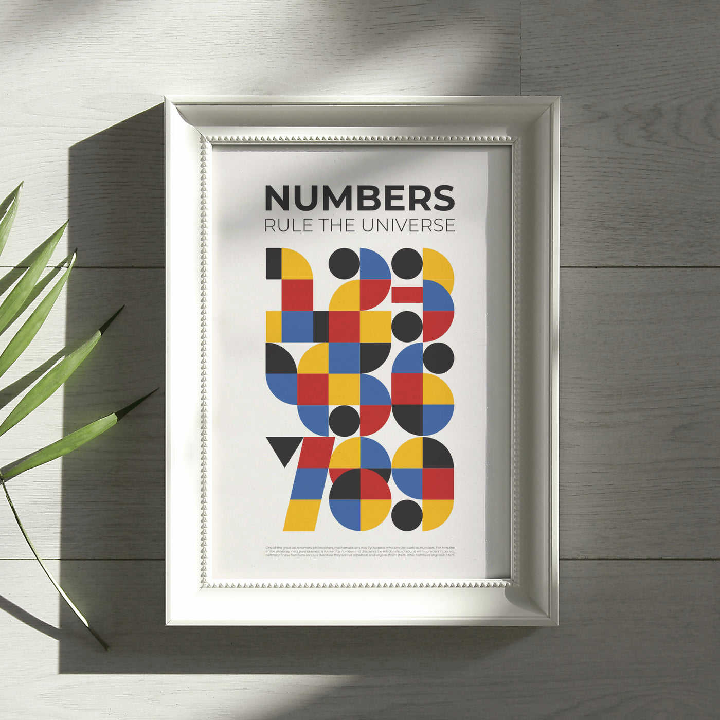 Printable Modern Digital Wall Art  - Numbers