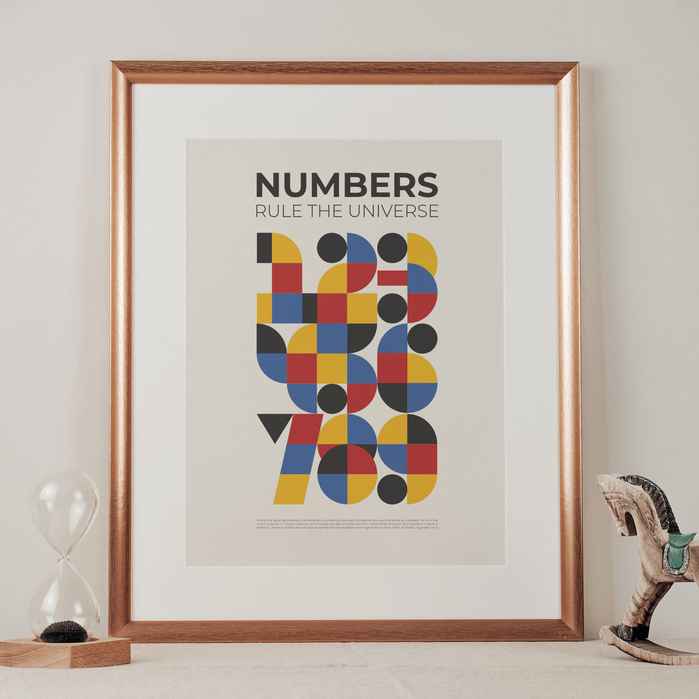 Printable Modern Digital Wall Art  - Numbers