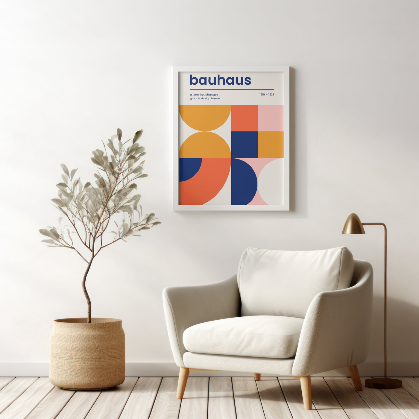 Printable Modern Digital Wall Art  - Bauhaus