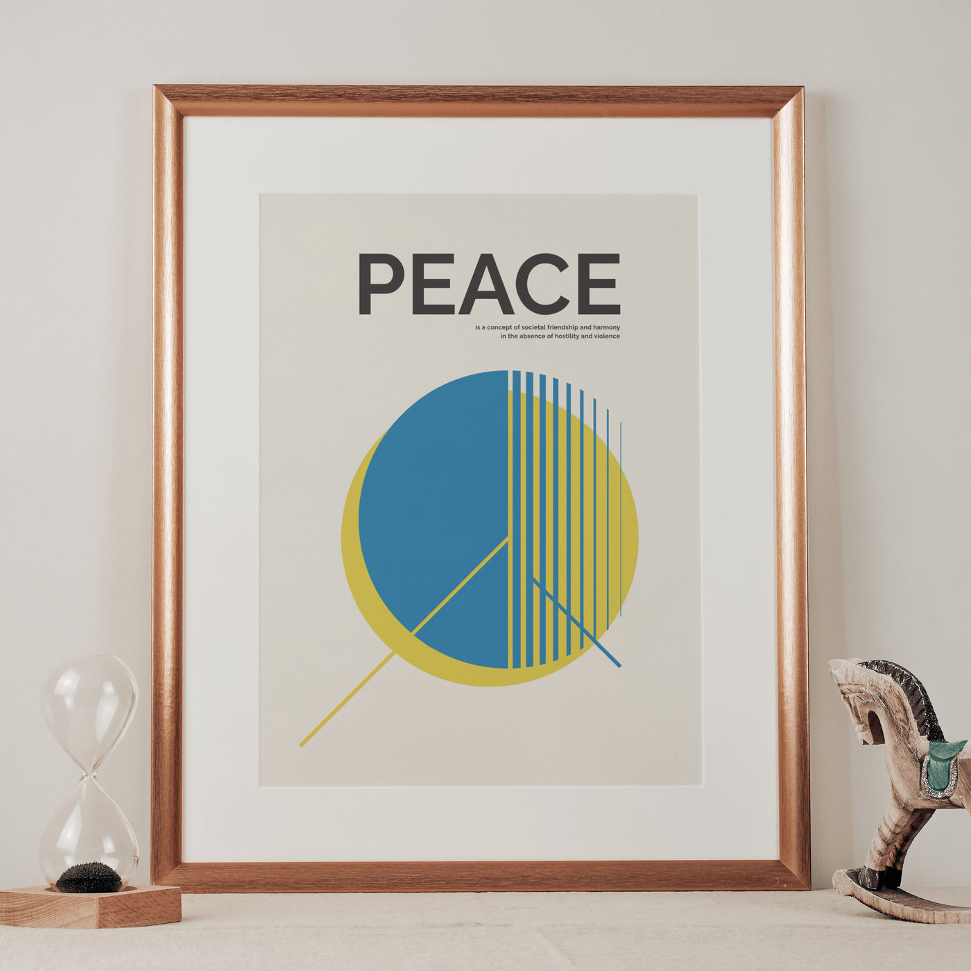 Printable Modern Digital Wall Art  - Peace