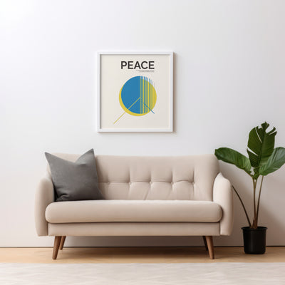 Printable Modern Digital Wall Art  - Peace