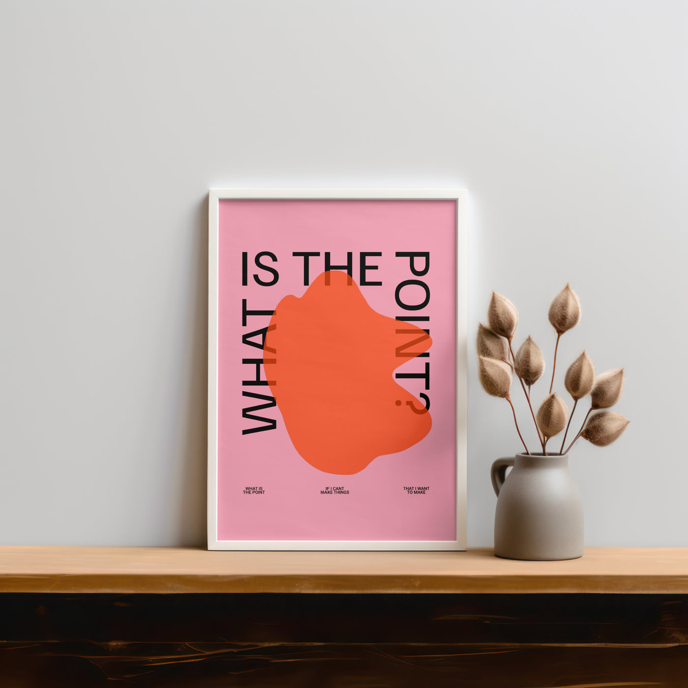 Printable Modern Digital Wall Art  - Point