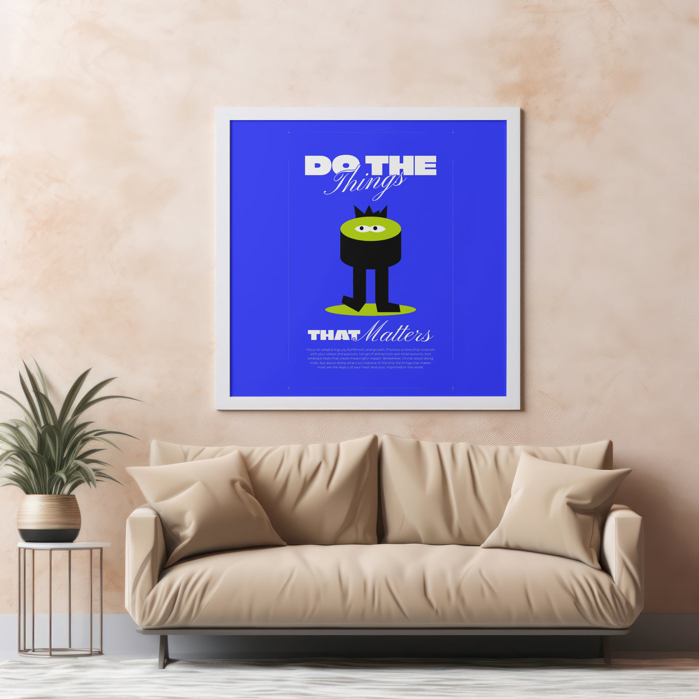 Printable Modern Digital Wall Art - Do the Things
