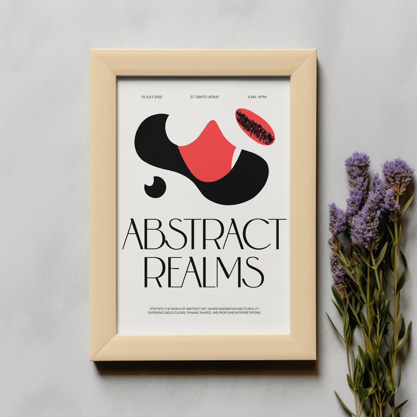 Printable Modern Digital Wall Art - Design Realms
