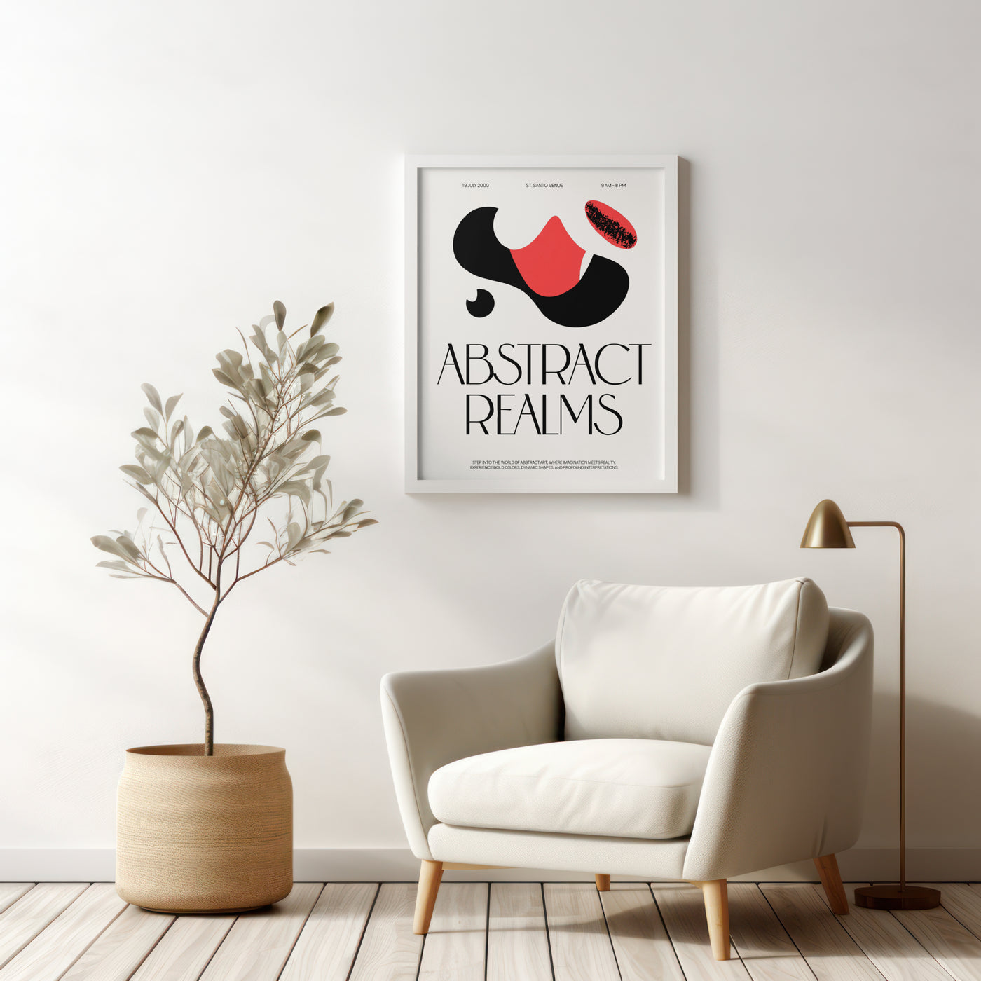 Printable Modern Digital Wall Art - Design Realms