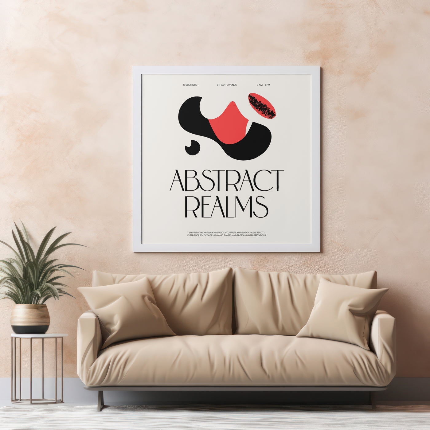 Printable Modern Digital Wall Art - Design Realms