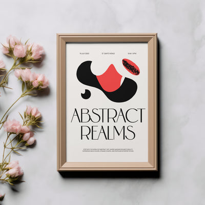 Printable Modern Digital Wall Art - Design Realms