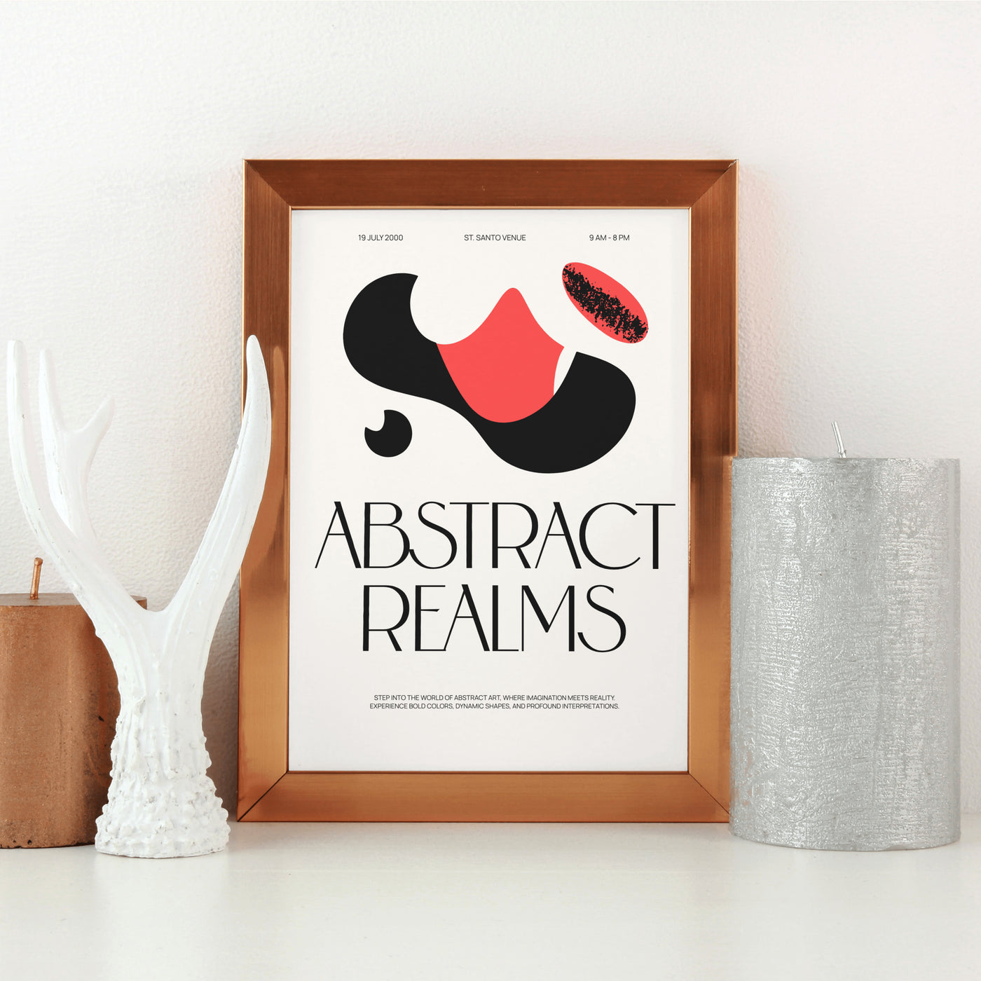 Printable Modern Digital Wall Art - Design Realms