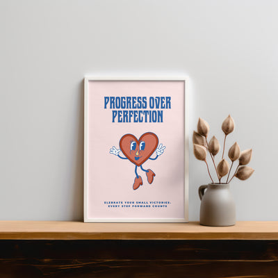 Printable Motivational Digital Wall Art - Progress