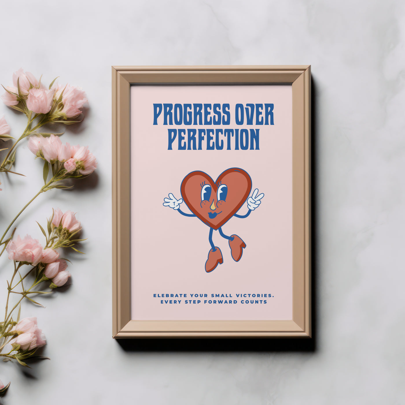 Printable Motivational Digital Wall Art - Progress