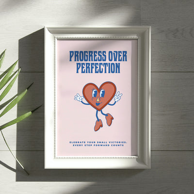 Printable Motivational Digital Wall Art - Progress