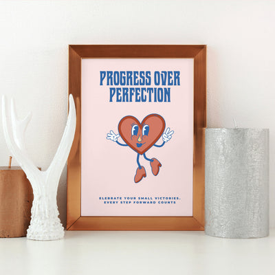 Printable Motivational Digital Wall Art - Progress