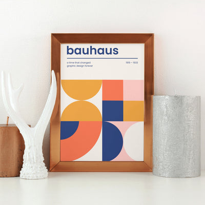 Printable Modern Digital Wall Art  - Bauhaus