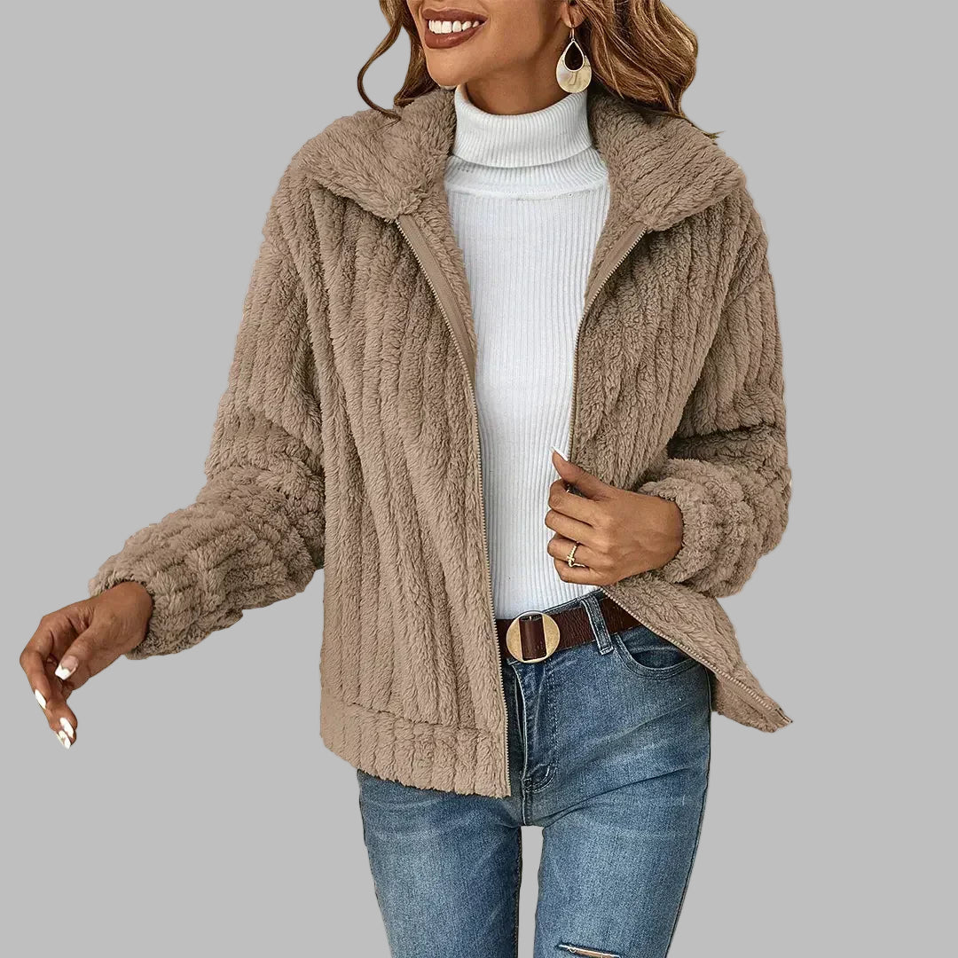 GENEVIEVE™ - Stylish Sherpa Jacket