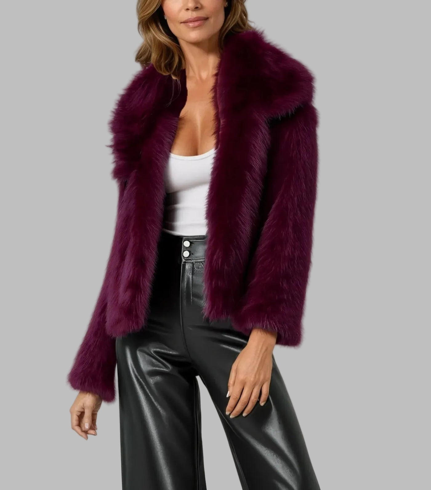 Isabella – Faux Fur Jacket