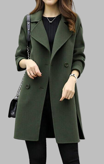 CELINA™ - Long Trench Coat