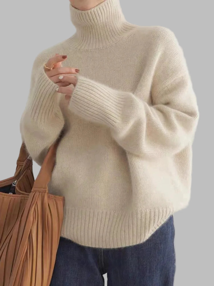 Linea Cashmere Turtleneck Sweater