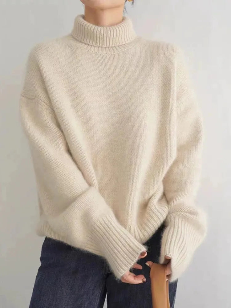 Linea Cashmere Turtleneck Sweater
