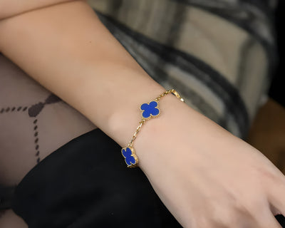 FLORAL BEAUTY BRACELET | BLUE