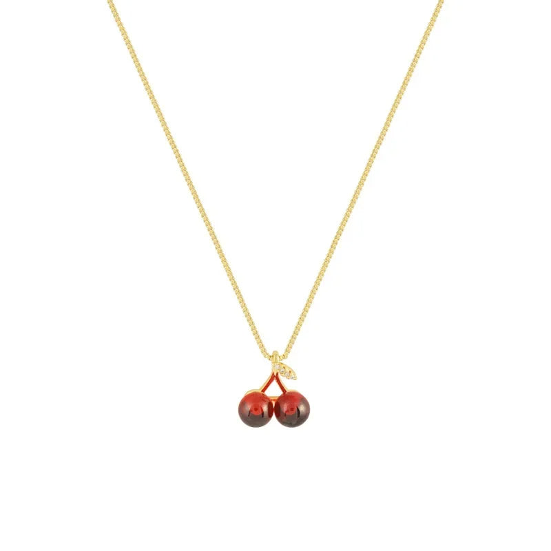 Ciliegia – necklace with fruity red wine pendant