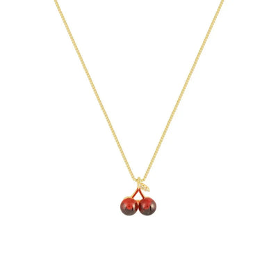 Ciliegia – necklace with fruity red wine pendant