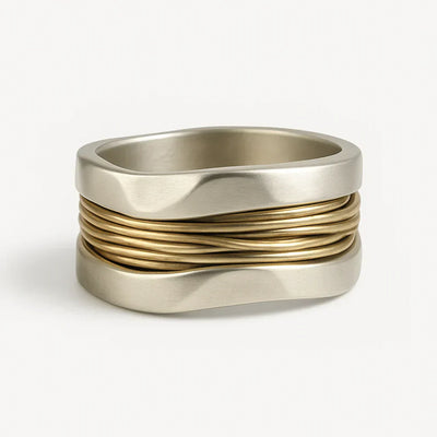 ANNA | SILVER-GOLD RING