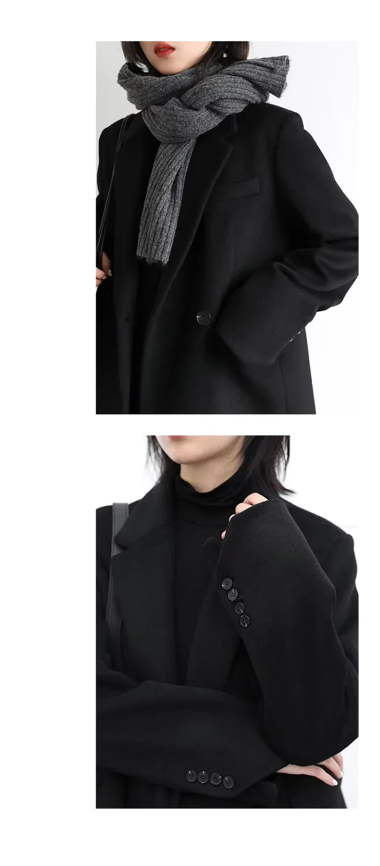 Sali | Mid-length wool coat