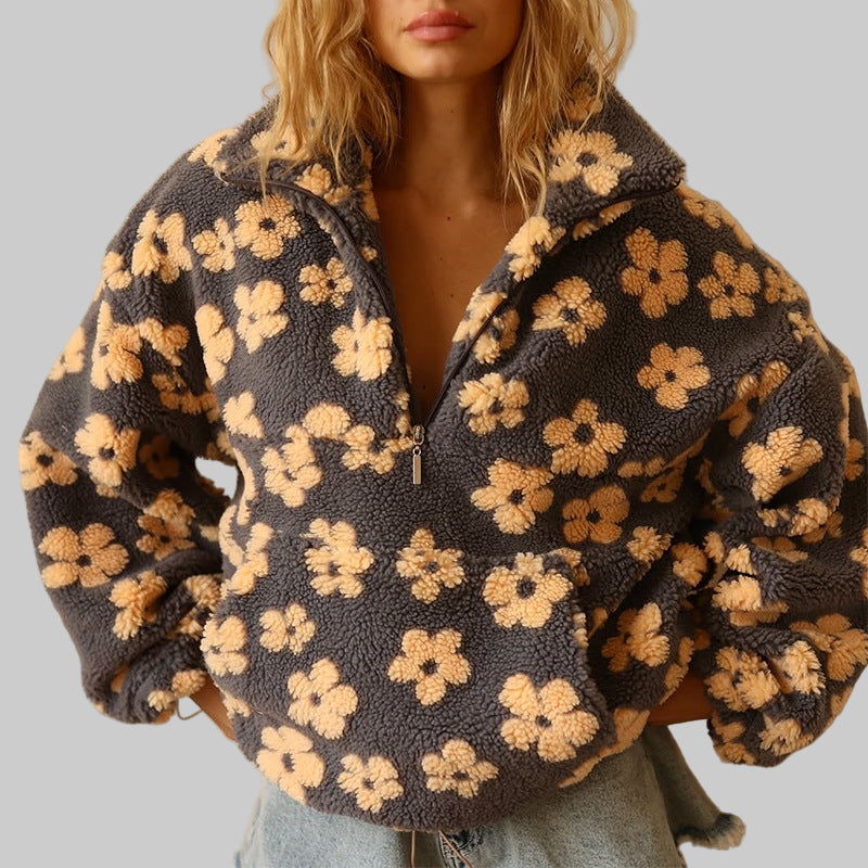 Aurora | Long Sleeve Fleece Hoodie