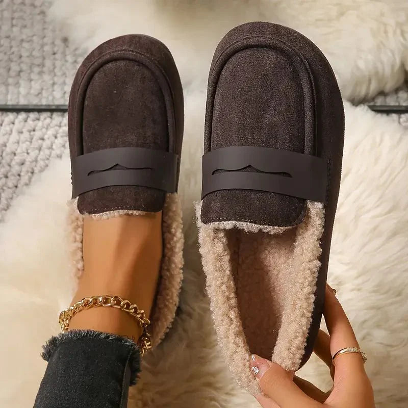 Magda - Winter Fleece-Lined Moccasins