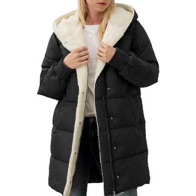 Madison | Double-sided cotton hooded coat