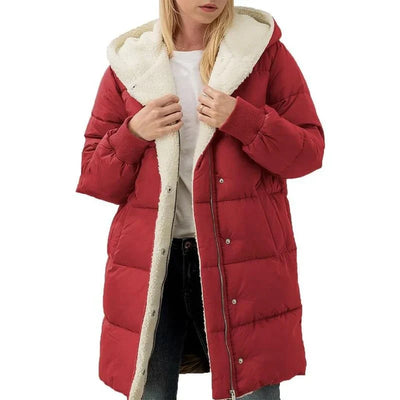 Madison | Double-sided cotton hooded coat