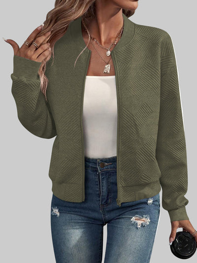 Mika – Structured zip-up bomber jacket